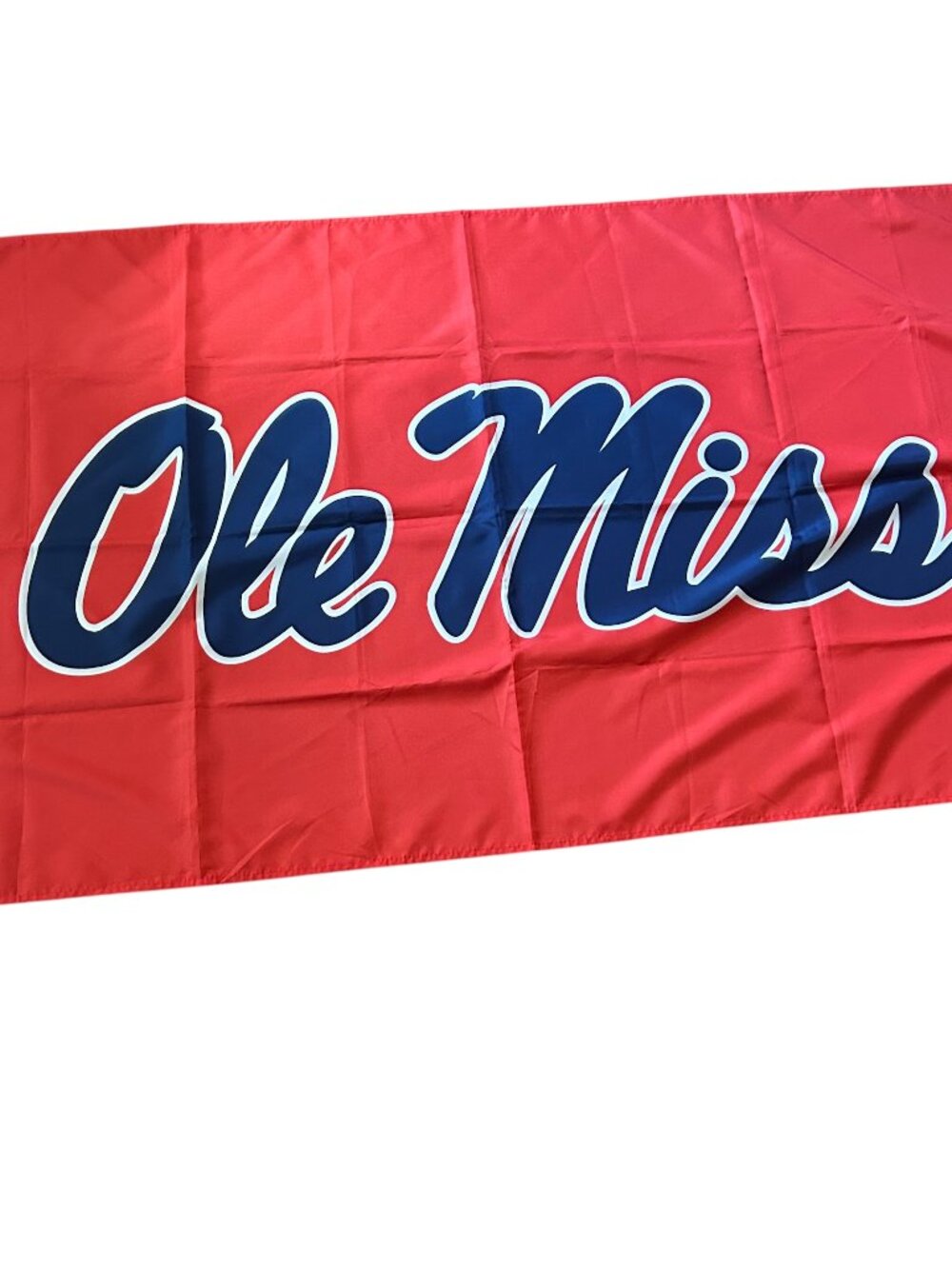 Ole Miss Flag Banner 3x5 Feet Grommets Man Cave Dorm Room Tailgating The Grove